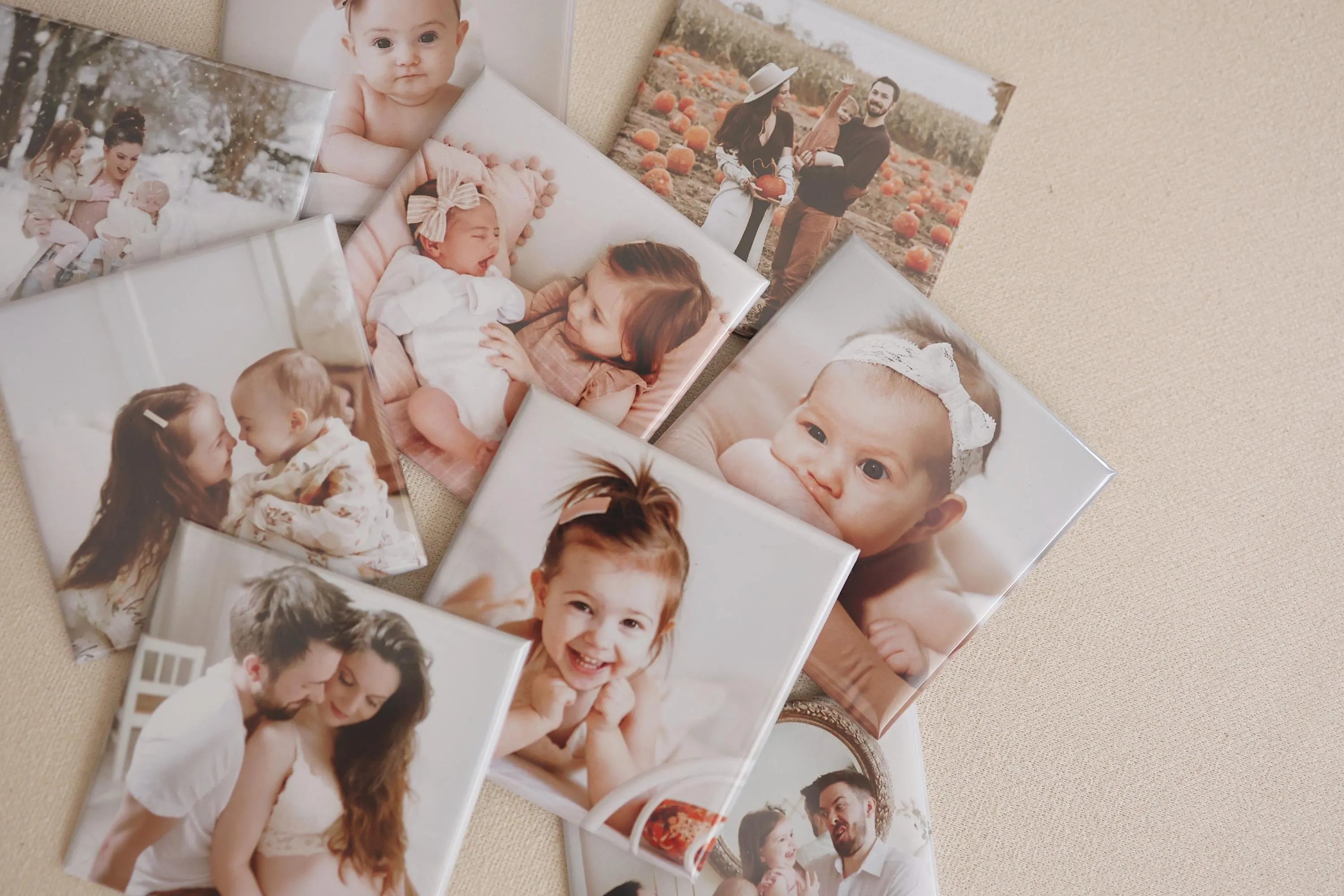 12 magnets personnalisés 2.5 * 2.5